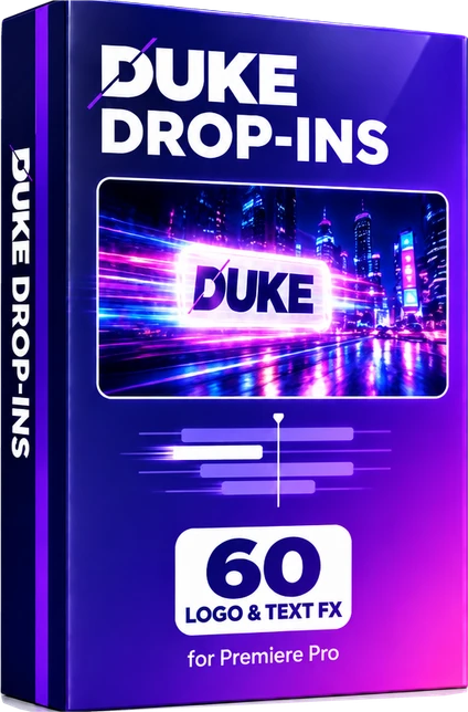 DUKE Drop-Ins for Premiere Pro box