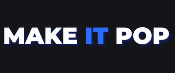 Blue 3D Pop caption style