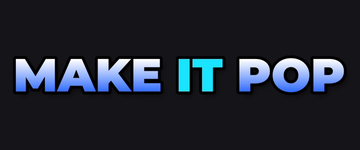 Clean Blue Gradient caption style