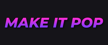 Futurist Gradient caption style