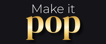 Gold Metallic Serif caption style