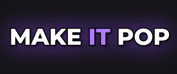 Purple Glow Float caption style