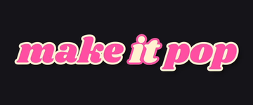 Retro Pink Italic caption style