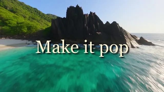 DUKE Elegant Serif title over footage