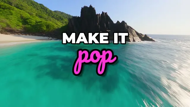 DUKE Script Pop Pink title over footage
